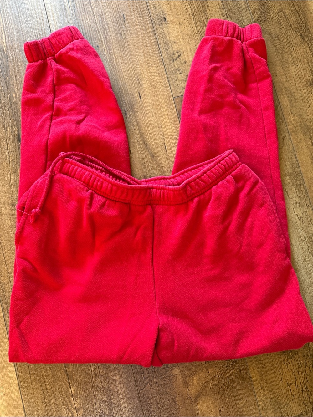 Universal Thread Bright Red Fleece Joggers